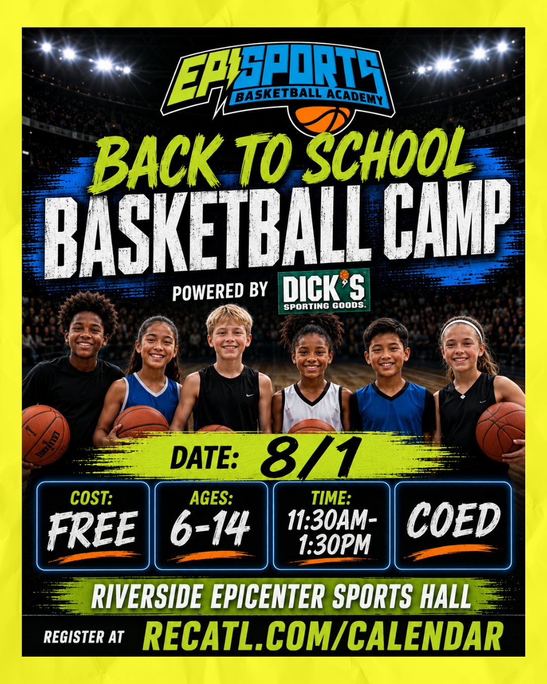 Free Back to School Basketball Camp
