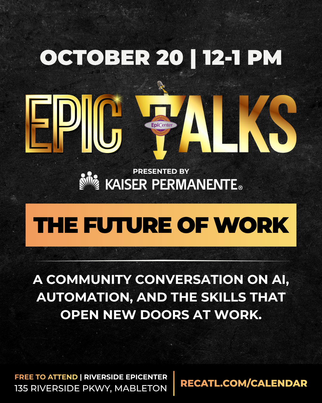 Epic Talks: The Future of Work - Navigating AI and Automation